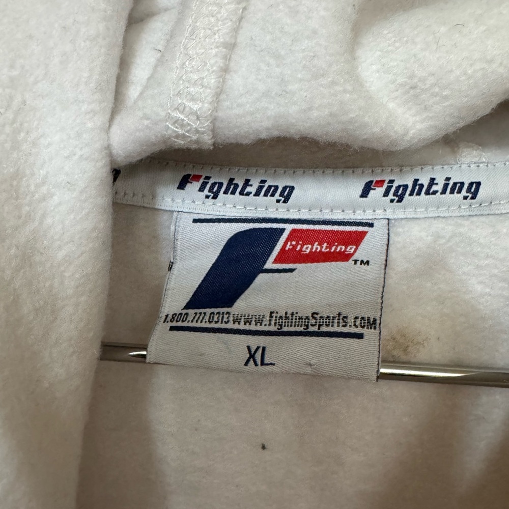 High End Thick BOXING Fighting Sports White Streetwear Graphic Hoodie Men’s XL - Picture 6 of 6